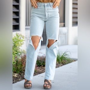 Cello Super High Rise Dad Jean, size 3